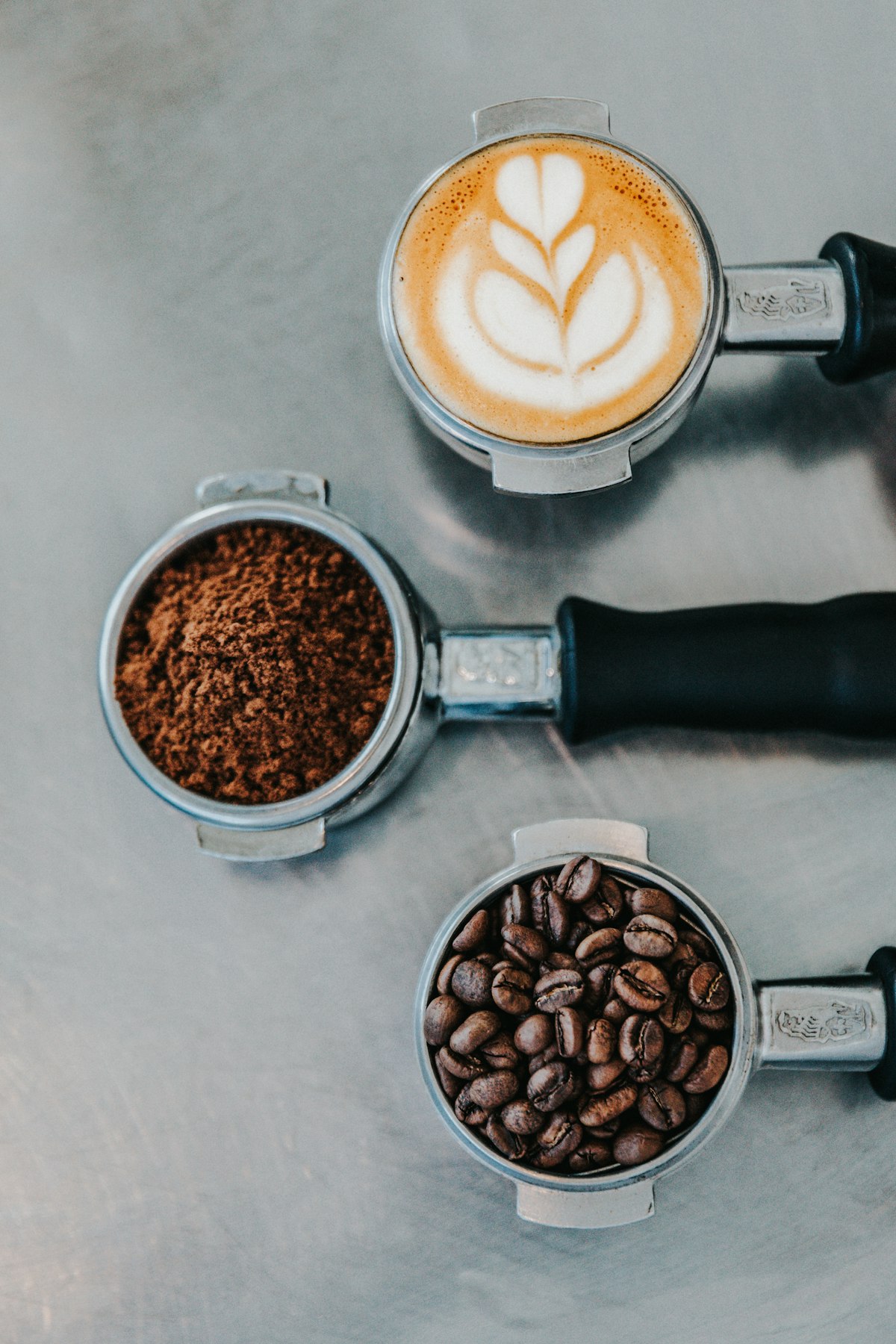 Xícara de café especial com latte art